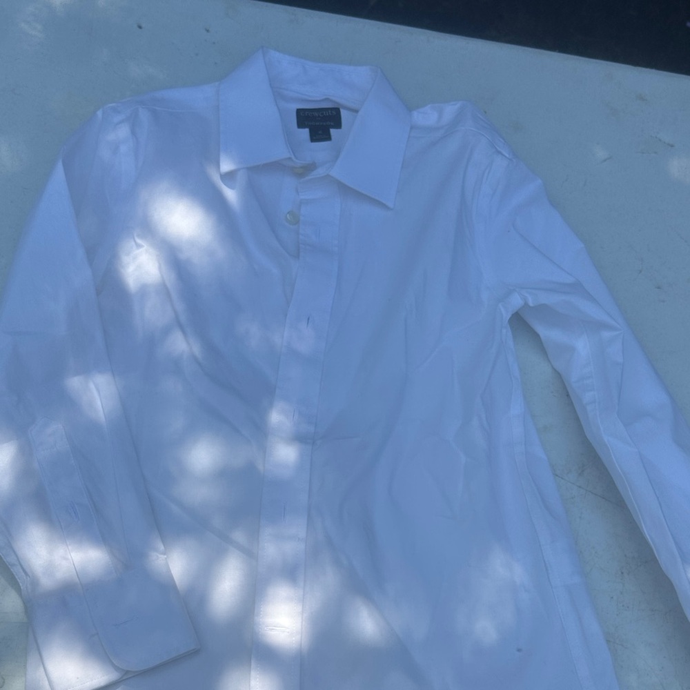 Crewcuts Kids White Button Down Shirt